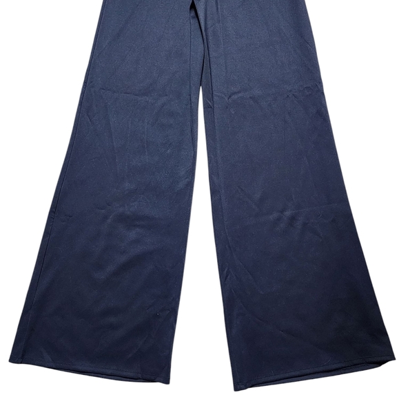 Good American Compression Terry Super Flare Womens Black Pants - Picture 6 of 12